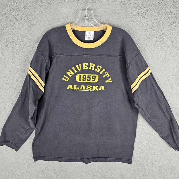 Alore Other - Vintage USA Alore LS T-Shirt Mens Large University 1959 Alaska Standard Issue